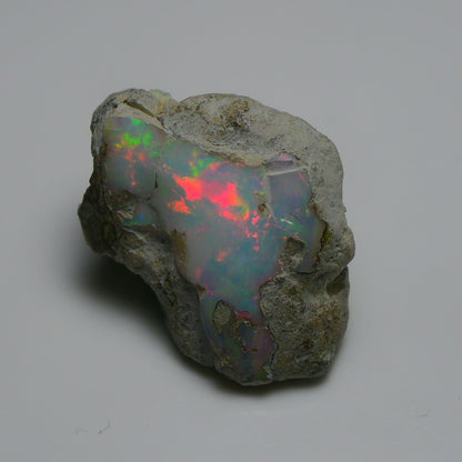 Rare White Opal 25.75 Carats | Natural White Ethiopian Opal Rough - Ready for Cutting & Jewelry!
