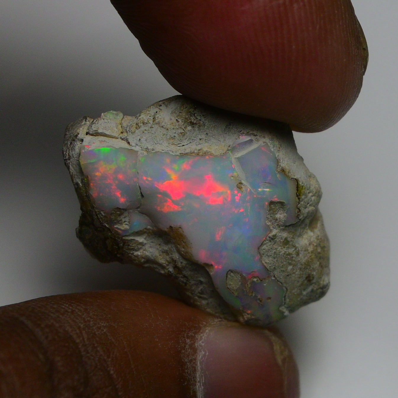 Rare White Opal 25.75 Carats | Natural White Ethiopian Opal Rough - Ready for Cutting & Jewelry!