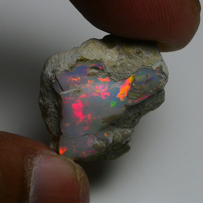 Rare White Opal 25.75 Carats | Natural White Ethiopian Opal Rough - Ready for Cutting & Jewelry!