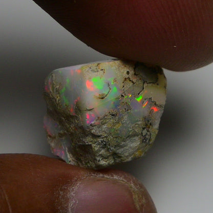 Rare White Opal 14.40 Carats | Natural White Ethiopian Opal Rough - Ready for Cutting & Jewelry!