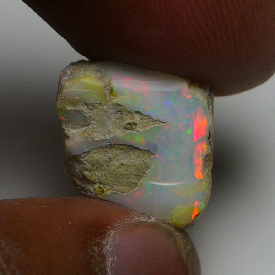 Rare White Opal 14.40 Carats | Natural White Ethiopian Opal Rough - Ready for Cutting & Jewelry!