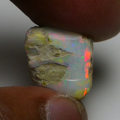 Rare White Opal 14.40 Carats | Natural White Ethiopian Opal Rough - Ready for Cutting & Jewelry!
