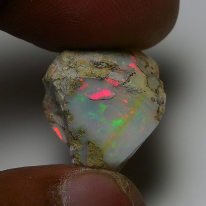 Rare White Opal 14.40 Carats | Natural White Ethiopian Opal Rough - Ready for Cutting & Jewelry!