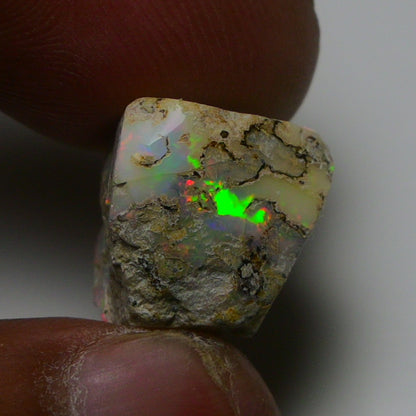 Rare White Opal 14.40 Carats | Natural White Ethiopian Opal Rough - Ready for Cutting & Jewelry!