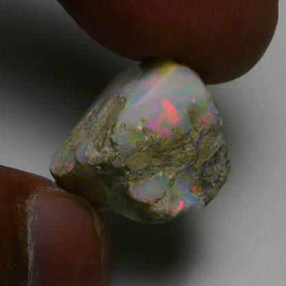 Rare White Opal 14.40 Carats | Natural White Ethiopian Opal Rough - Ready for Cutting & Jewelry!