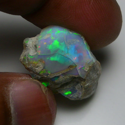 Rare White Opal 22.50 Carats | Natural White Ethiopian Opal Rough - Ready for Cutting & Jewelry!