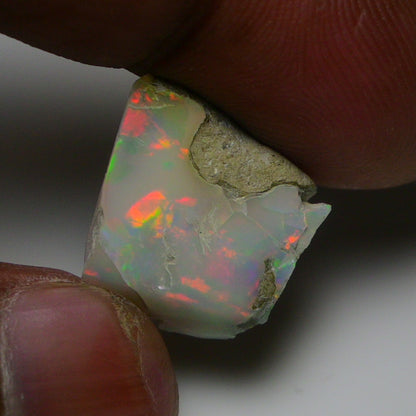 Rare White Opal 9.60 Carats | Natural White Ethiopian Opal Rough - Ready for Cutting & Jewelry!