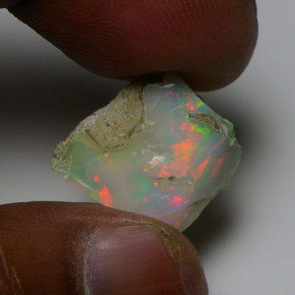 Rare White Opal 9.60 Carats | Natural White Ethiopian Opal Rough - Ready for Cutting & Jewelry!