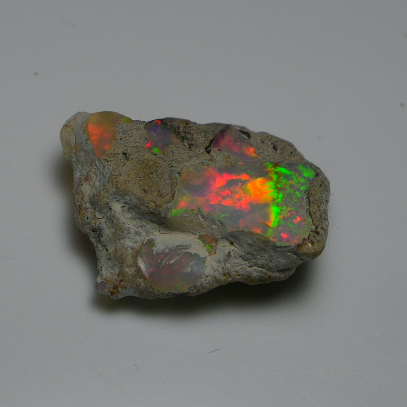 Rare White Opal 13.55 Carats | Natural White Ethiopian Opal Rough - Ready for Cutting & Jewelry!