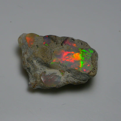 Rare White Opal 13.55 Carats | Natural White Ethiopian Opal Rough - Ready for Cutting & Jewelry!