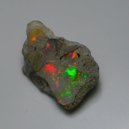 Rare White Opal 13.55 Carats | Natural White Ethiopian Opal Rough - Ready for Cutting & Jewelry!