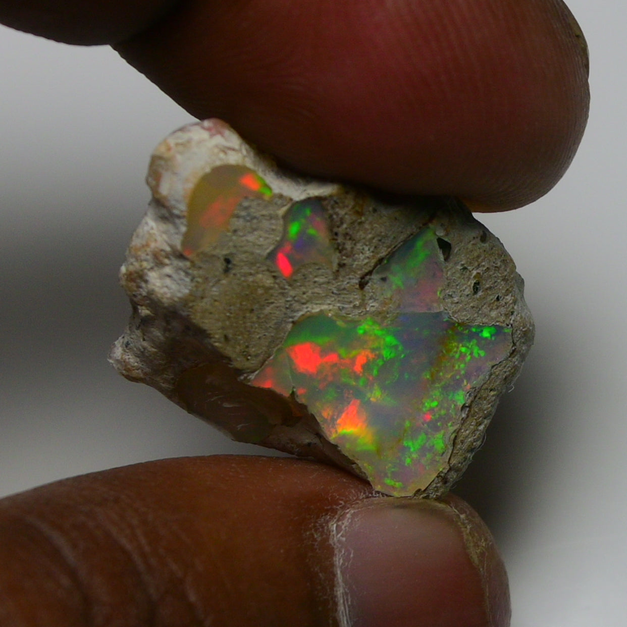 Rare White Opal 13.55 Carats | Natural White Ethiopian Opal Rough - Ready for Cutting & Jewelry!