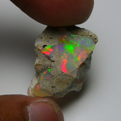 Rare White Opal 13.55 Carats | Natural White Ethiopian Opal Rough - Ready for Cutting & Jewelry!