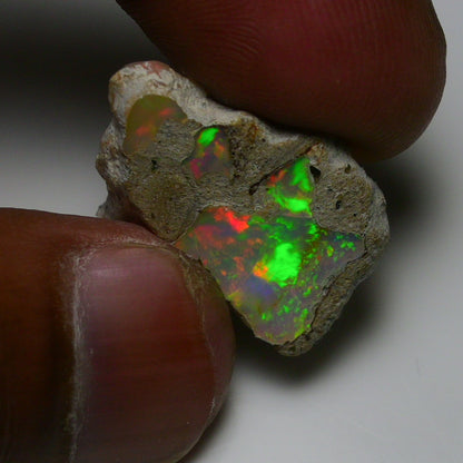 Rare White Opal 13.55 Carats | Natural White Ethiopian Opal Rough - Ready for Cutting & Jewelry!