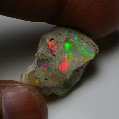 Rare White Opal 13.55 Carats | Natural White Ethiopian Opal Rough - Ready for Cutting & Jewelry!