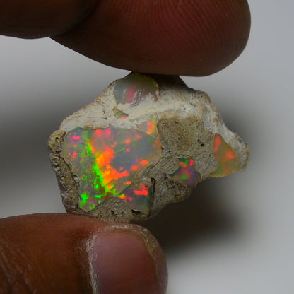 Rare White Opal 13.55 Carats | Natural White Ethiopian Opal Rough - Ready for Cutting & Jewelry!
