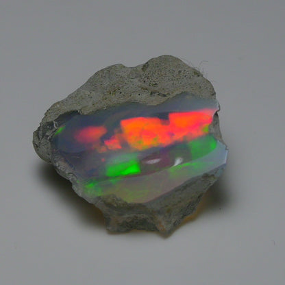 Rare White Opal 9.15 Carats | Natural White Ethiopian Opal Rough - Ready for Cutting & Jewelry!