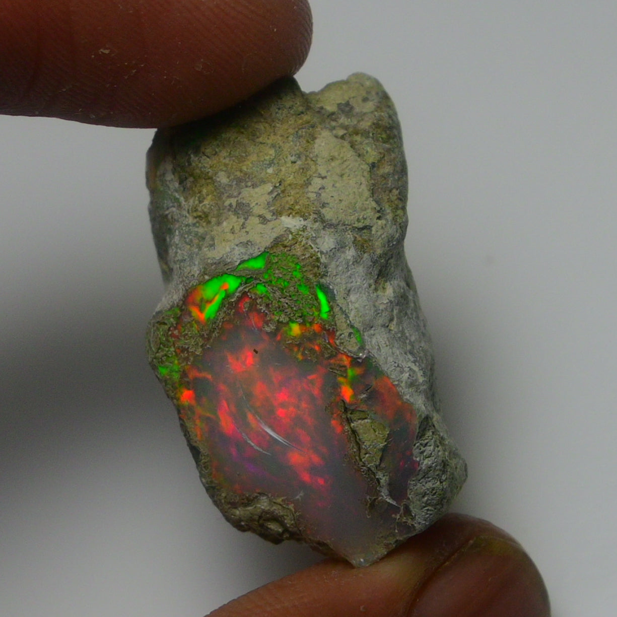 White Opal 28.35 Carats | Natural White Ethiopian Opal Rough - Ready for Cutting & Jewelry!