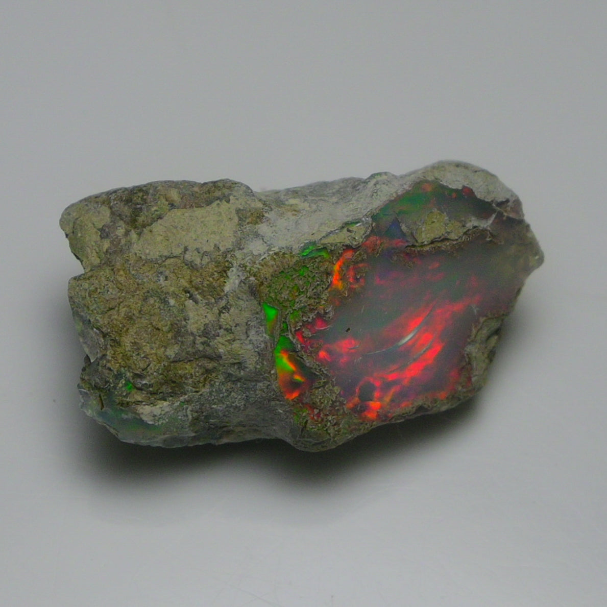White Opal 28.35 Carats | Natural White Ethiopian Opal Rough - Ready for Cutting & Jewelry!