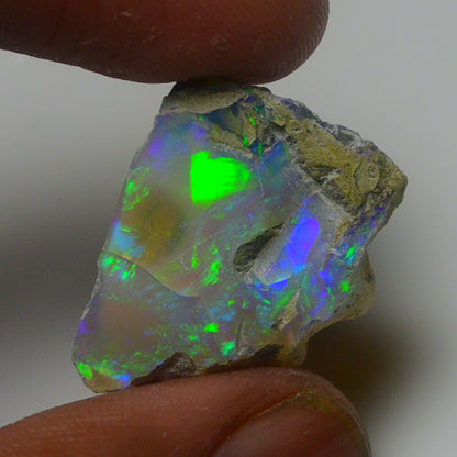White Opal 21.30 Carats | Natural White Ethiopian Opal Rough - Ready for Cutting & Jewelry!