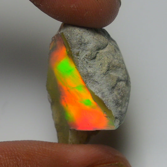 White Opal 18.30 Carats | Natural White Ethiopian Opal Rough - Ready for Cutting & Jewelry!