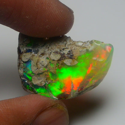 White Opal 16.20 Carats | Natural White Ethiopian Opal Rough - Ready for Cutting & Jewelry!