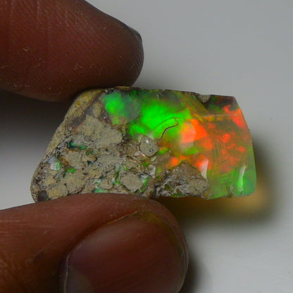 White Opal 16.20 Carats | Natural White Ethiopian Opal Rough - Ready for Cutting & Jewelry!