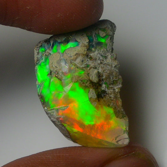 White Opal 16.20 Carats | Natural White Ethiopian Opal Rough - Ready for Cutting & Jewelry!