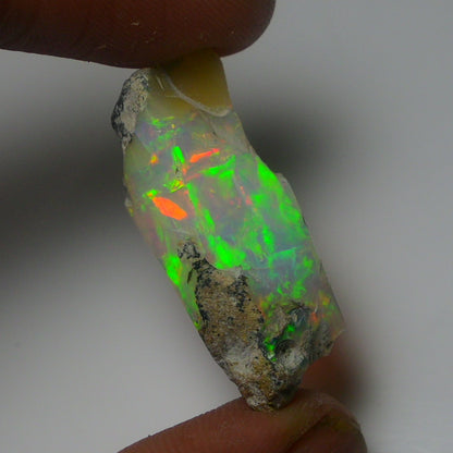 White Opal 14.25 Carats | Natural White Ethiopian Opal Rough - Ready for Cutting & Jewelry!