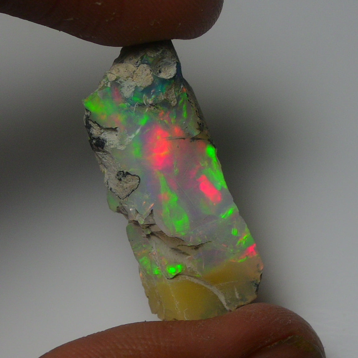 White Opal 14.25 Carats | Natural White Ethiopian Opal Rough - Ready for Cutting & Jewelry!