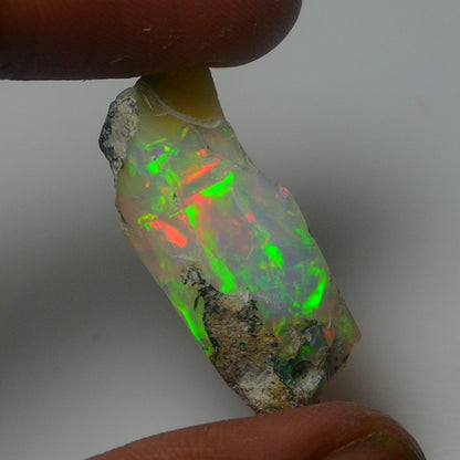 White Opal 14.25 Carats | Natural White Ethiopian Opal Rough - Ready for Cutting & Jewelry!