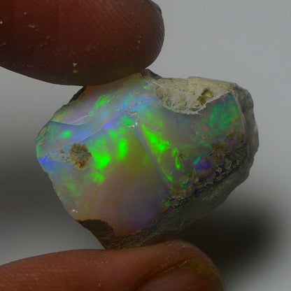 White Opal 17.95 Carats | Natural White Ethiopian Opal Rough - Ready for Cutting & Jewelry!