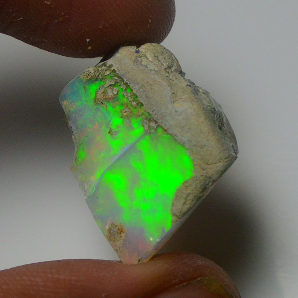 White Opal 17.95 Carats | Natural White Ethiopian Opal Rough - Ready for Cutting & Jewelry!