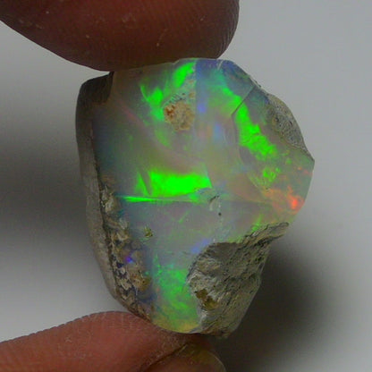 White Opal 17.95 Carats | Natural White Ethiopian Opal Rough - Ready for Cutting & Jewelry!