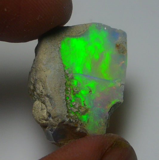 White Opal 17.95 Carats | Natural White Ethiopian Opal Rough - Ready for Cutting & Jewelry!
