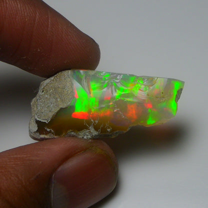 White Opal 18.15 Carats | Natural White Ethiopian Opal Rough - Ready for Cutting & Jewelry!