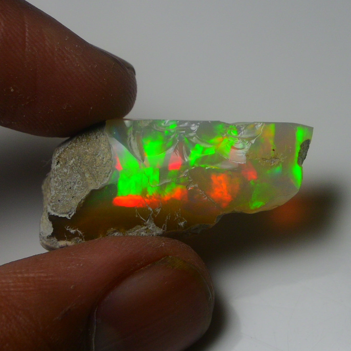 White Opal 18.15 Carats | Natural White Ethiopian Opal Rough - Ready for Cutting & Jewelry!