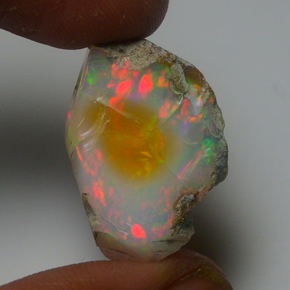White Opal 15.50 Carats | Natural White Ethiopian Opal Rough - Ready for Cutting & Jewelry!