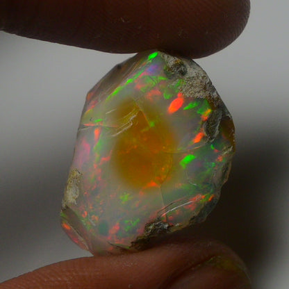 White Opal 15.50 Carats | Natural White Ethiopian Opal Rough - Ready for Cutting & Jewelry!