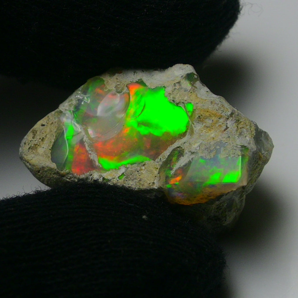 White Opal 23.75 Carats | Natural White Ethiopian Opal Rough - Ready for Cutting & Jewelry!