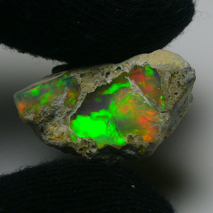 White Opal 23.75 Carats | Natural White Ethiopian Opal Rough - Ready for Cutting & Jewelry!