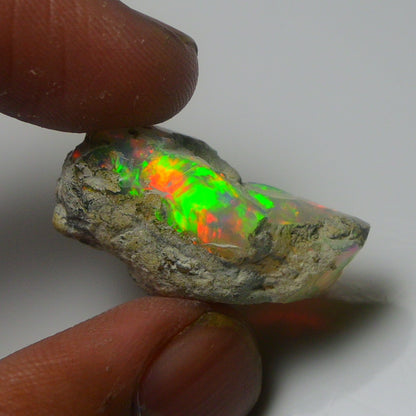 White Opal 14.65 Carats | Natural White Ethiopian Opal Rough - Ready for Cutting & Jewelry!