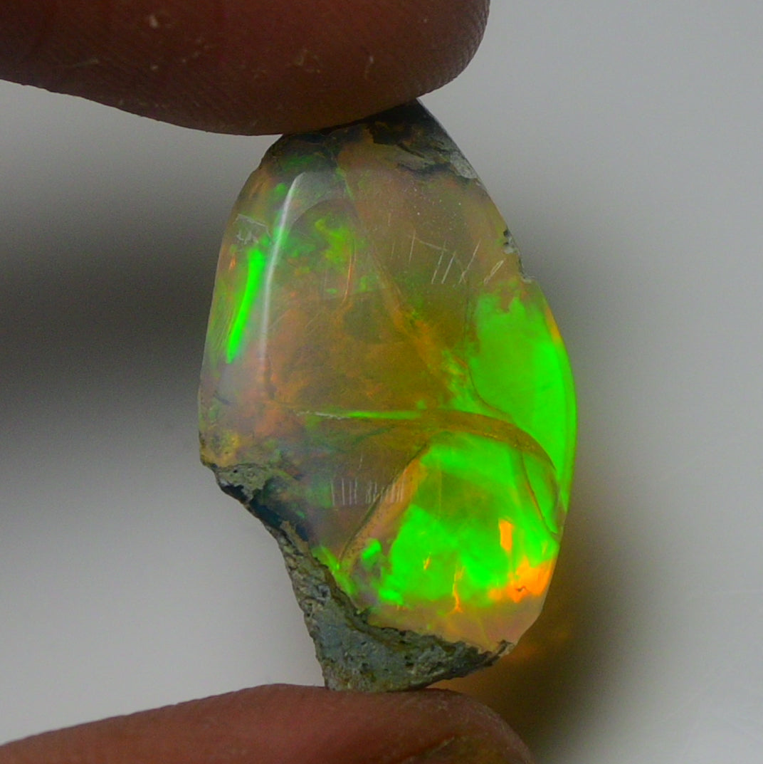 White Opal 9.45 Carats | Natural White Ethiopian Opal Rough - Ready for Cutting & Jewelry!