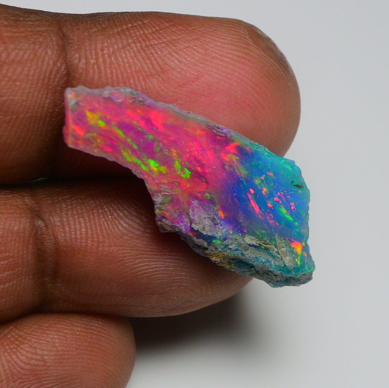 Very Rare Bi-Color Opal Rough 7.90 Cts Natural Ethiopian Opal Raw Jewelry Grade