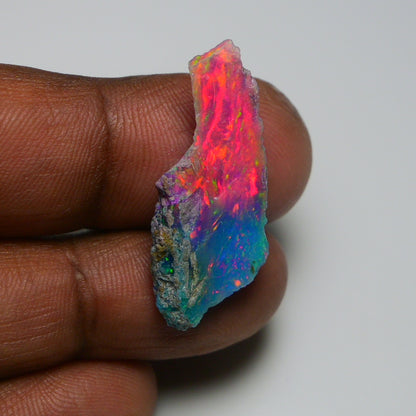 Very Rare Bi-Color Opal Rough 7.90 Cts Natural Ethiopian Opal Raw Jewelry Grade