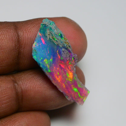 Very Rare Bi-Color Opal Rough 7.90 Cts Natural Ethiopian Opal Raw Jewelry Grade