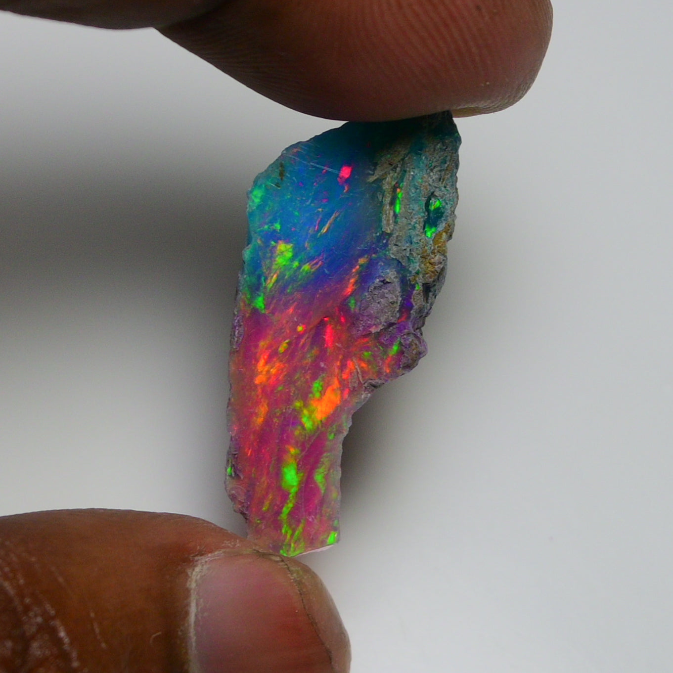 Very Rare Bi-Color Opal Rough 7.90 Cts Natural Ethiopian Opal Raw Jewelry Grade