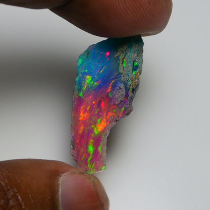 Very Rare Bi-Color Opal Rough 7.90 Cts Natural Ethiopian Opal Raw Jewelry Grade