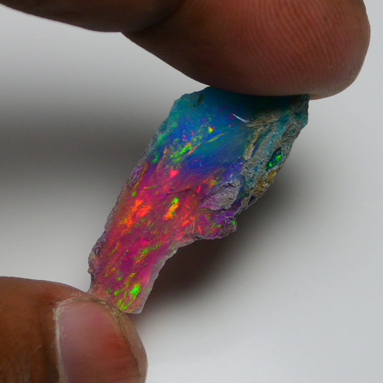 Very Rare Bi-Color Opal Rough 7.90 Cts Natural Ethiopian Opal Raw Jewelry Grade