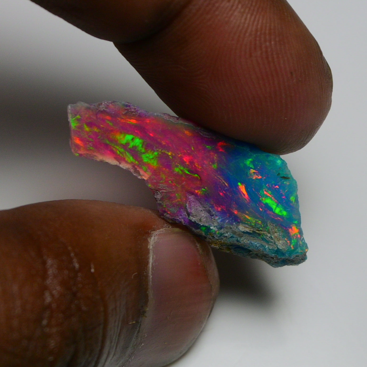 Very Rare Bi-Color Opal Rough 7.90 Cts Natural Ethiopian Opal Raw Jewelry Grade